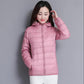 Women's Short Coat Loose Winter Cotton Jacket Plus Size Outwear Hooded Cotton Padded Jacket Pure Color