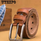 Genuine Leather Belts for Men Luxury Strap Male Belts Classic Vintage brown Belt Casual