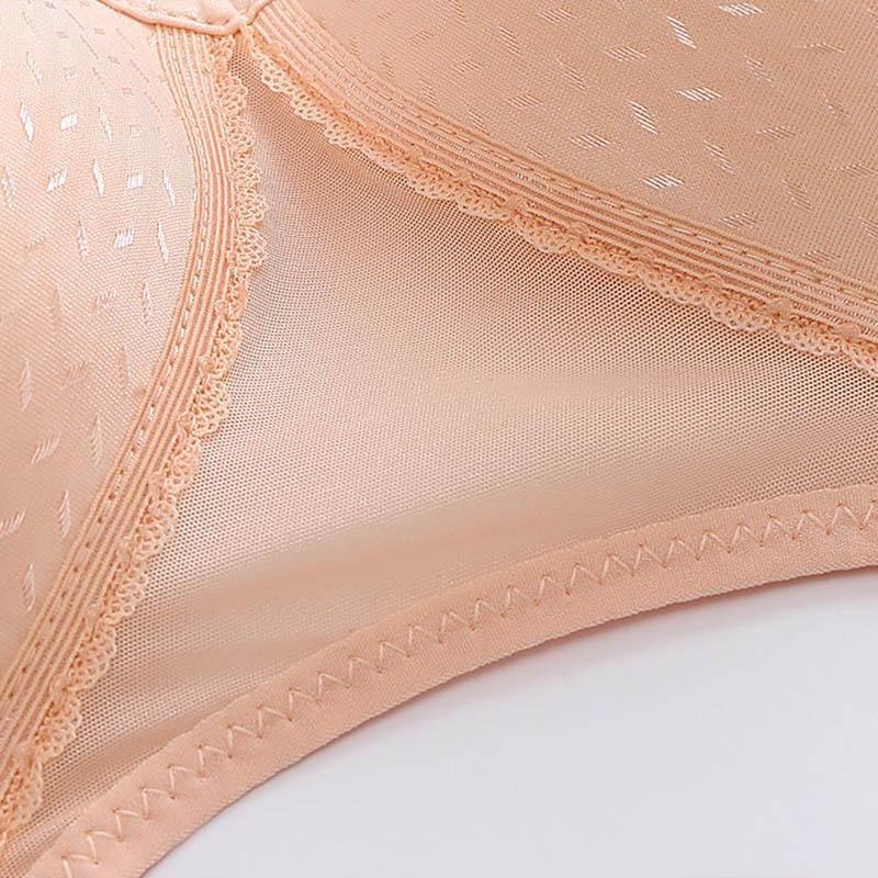 No Steel Ring Sexy Large Size Thin Tube Top Anti-glare Bra Gathers The Pair of Breasts To Prevent Sagging Non-magnetic Breathable Light Bra