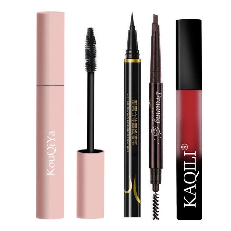Does Not Bloom and Stretches Sweat-proof Anti-sweat Long Curls Waterproof Mascara Girl's Heart