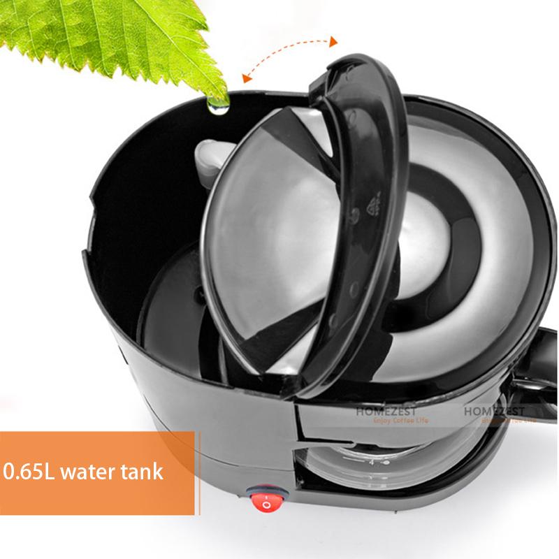 Coffee and Teapot Household Portable Automatic Mini American Coffee Machine Drip Type Freshly Ground Manual Coffee Machine 220V