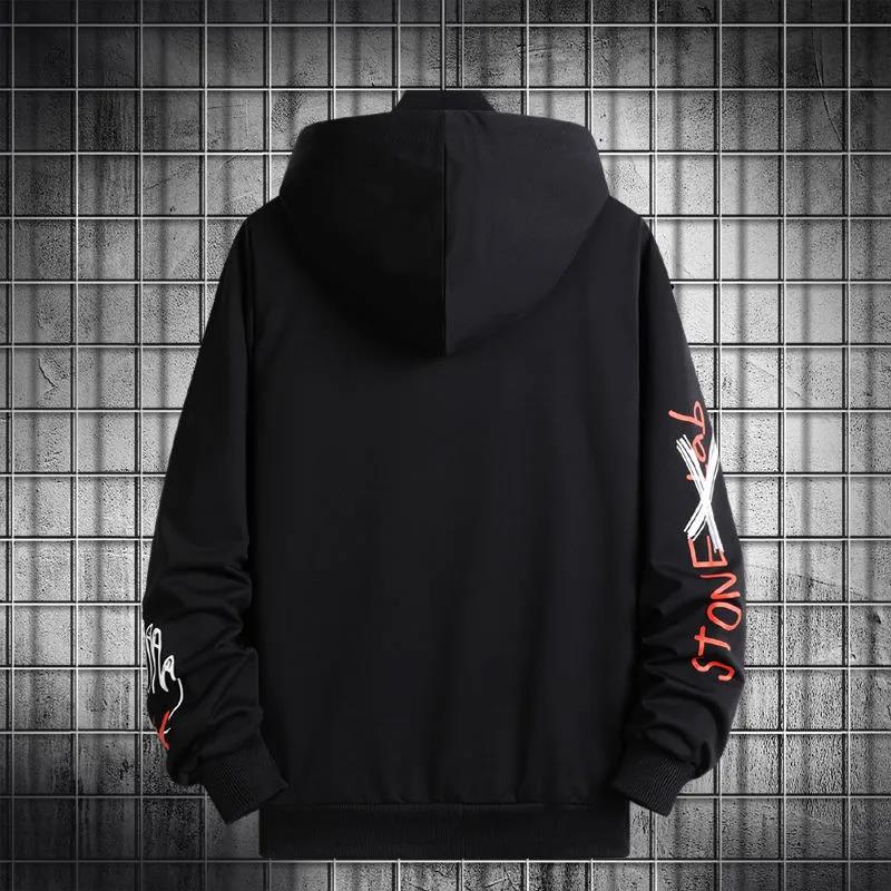 Youth Hooded Sports Suit Spring Campus Sportswear Casual Loose Clothing Pullover Suits Men