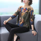 Autumn Winter Thick Printed High-neck Wool Sweater Women High-end Cashmere Sweater Pullover Knitted Sweater