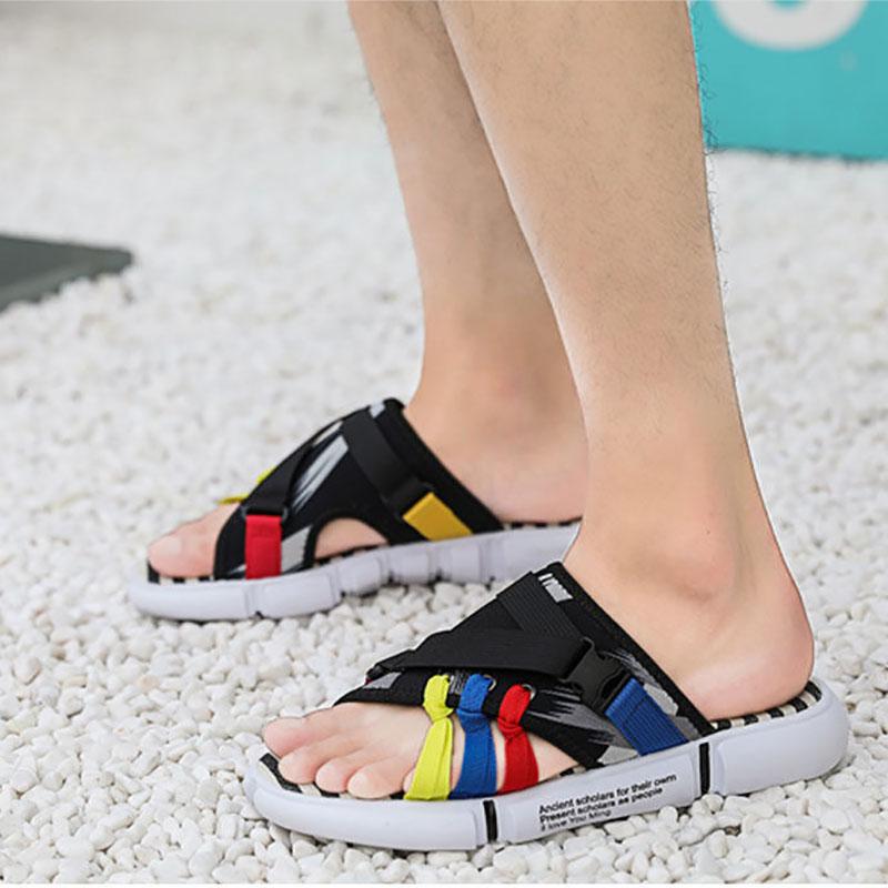 Flip Flops Men's Deodorant Trend Outdoor Sandals Personalized Casual Slippers Men's Beach Shoes