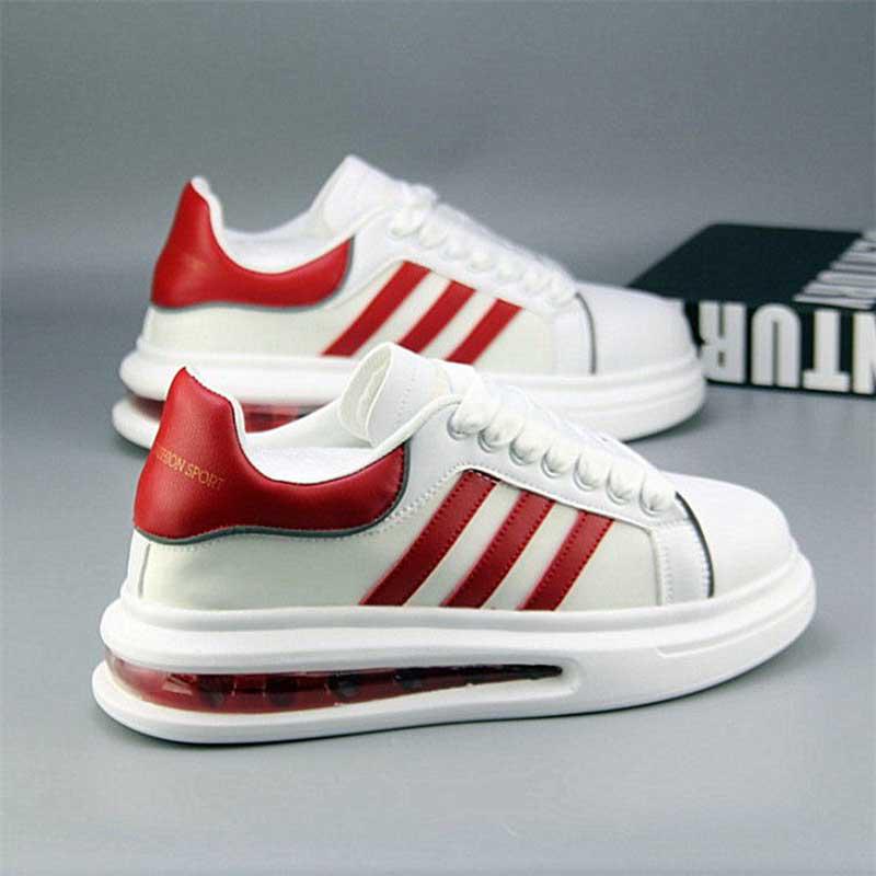 Plus Size 35-44 Summer Men Air Cushion Sneakers Basketball Shoes Lightweight Breathable Running Shoes Deodorant Tennis Shoes