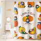 Bathroom Partition Shower Curtain Bathroom Bathtub Mildew Proof and Waterproof Curtain