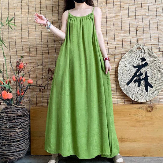Summer Beach Skirt Female Seaside Vacation Dress Large Size Long Big Swing Skirt