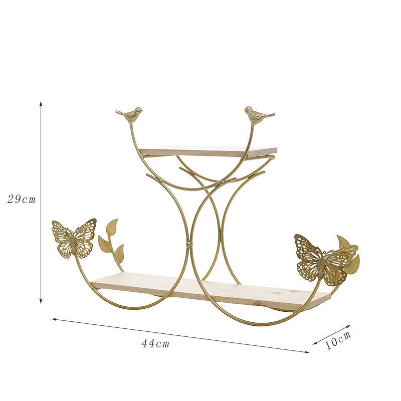 Fashion Rack Free Punching Creative Simple Nordic Style Wall Hanging Decoration Living Room Bedroom Room Layout Decoration Rack