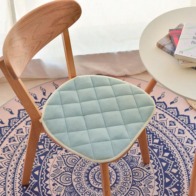 Chair Cushion Thickened Anti-skid Four Seasons General Household Cushion Round Sponge Cushion Stool Cover Dining Table and Chair Cover