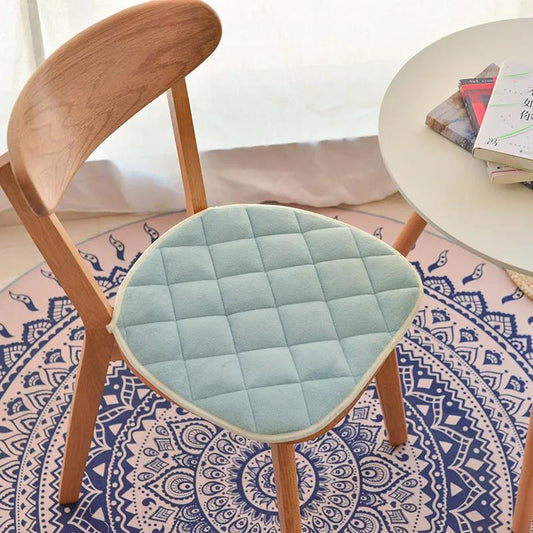 Chair Cushion Thickened Anti-skid Four Seasons General Household Cushion Round Sponge Cushion Stool Cover Dining Table and Chair Cover
