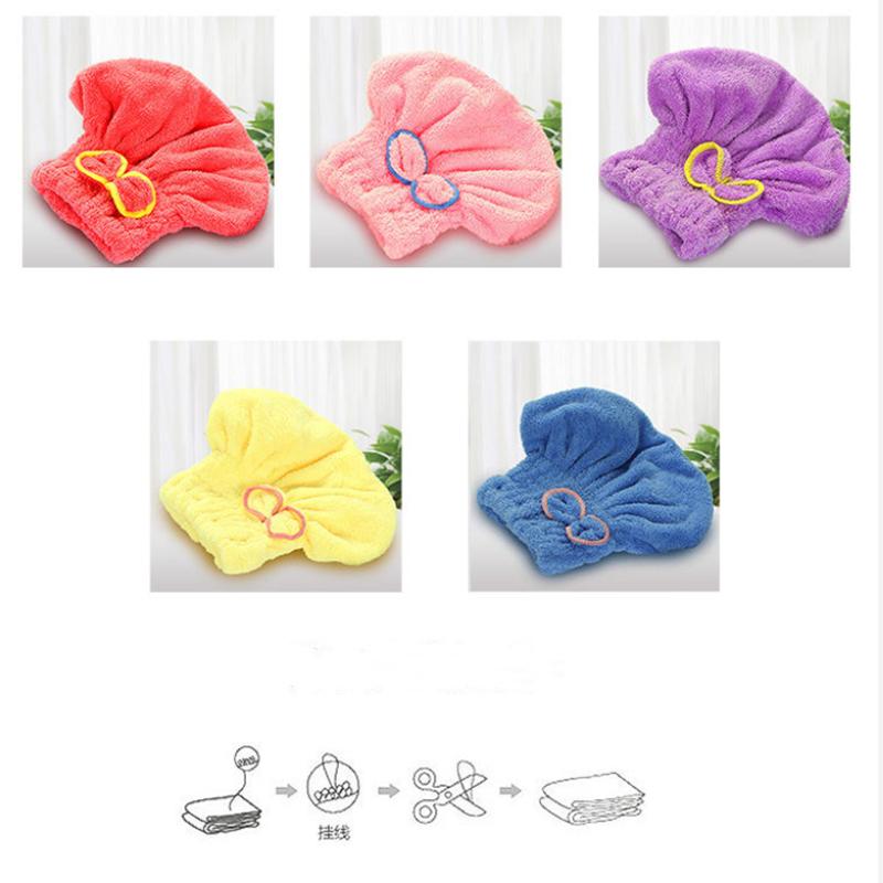 Microfiber Cap for Quick Drying of Hair,Cap Towel Wipe Hair Shampoo Dry Women's Headscarf