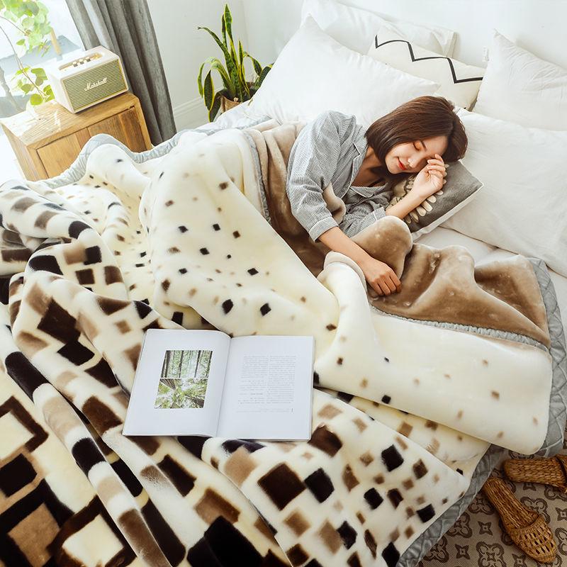 Warm Winter Double Blanket Bedding Thickened Sofa Chair Blanket