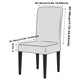 1/2/4/6pcs Solid Color Chair Cover Soft Fox Pile Fabric Chair Covers for Kitchen Dining Room Wedding Banquet Hotel