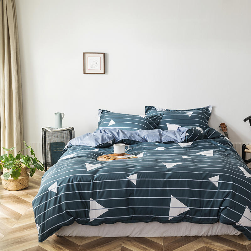Printed Solid Bedding Sets Home Bedding Set 4-7pcs High Quality Lovely Pattern Four Seasons