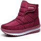 Winter Thick Cotton Shoes Women's High-top Plus Velvet Warmth Thick-soled Snow Boots Short-tube Boots Waterproof and Non-slip