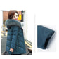 Middle-aged and Elderly Pure Color Simple Down Cotton Jacket Mid-length Spring and Autumn Women's Clothing