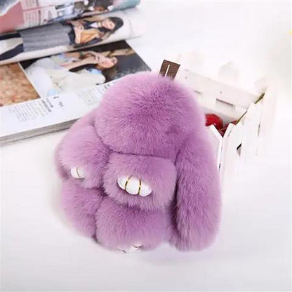 Imitation Rex Rabbit Plush Rabbit Pendant Little Rabbit Bag Pendant Cute Rabbit Pendant Plush Toy Pretend Dead Rabbit Pendant