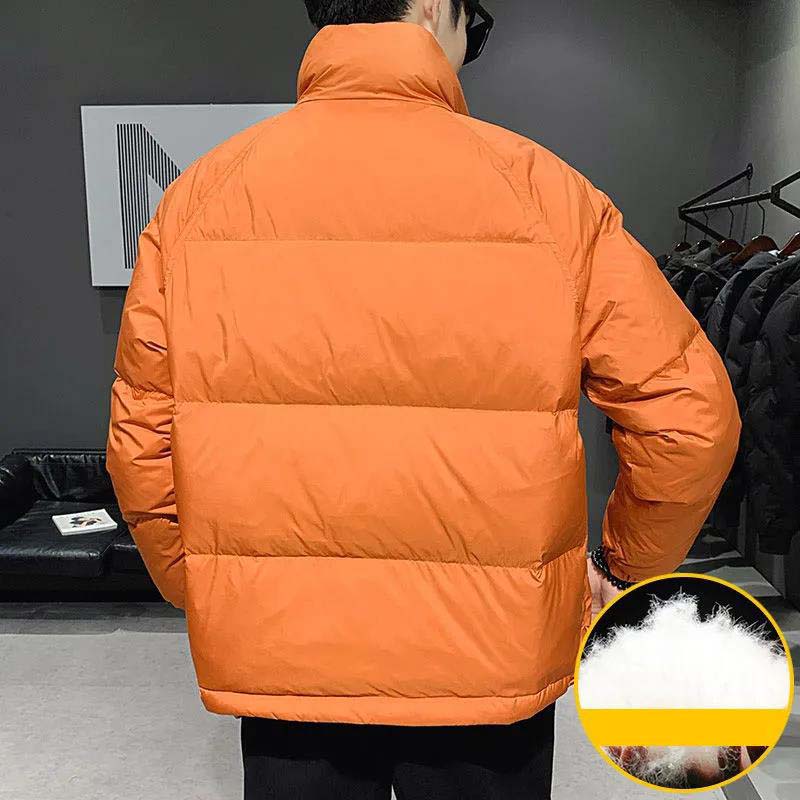 2021 New Down Jacket Men's Jacket Winter Youth Men's Thick Warm Down Jacket
