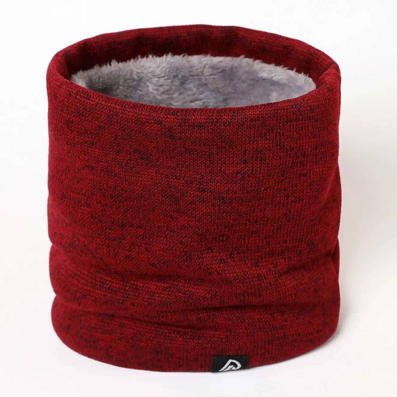 Women's Winter Scarf Plus Velvet Thickening Keep Warm Korean Style All Match Collar Neck Thermal Wrap Shawl Outdoor Leisure Cycling Bib Scarf