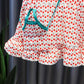 Children Dress Girls' Summer Thin Drawstring Dress Floral Printing Sleeveless Bow Ruffle Princess Dress