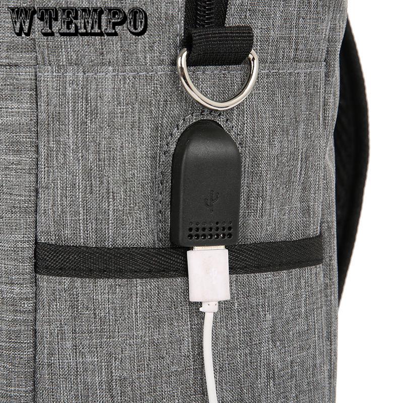 Backpack large capacity charge leisure laptop bag college student bag travel backpack
