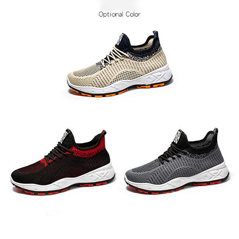Spring Men's Shoes Sports Shoes All-match Casual Trend Shoes Breathable Mesh Non-slip Running Shoes Travel Shoes