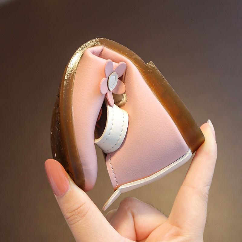 Girls' Leather Shoes  Spring  Summer Single Shoes  Children's Toddler Shoes Cute Female Baby Soft-soled Princess Shoes