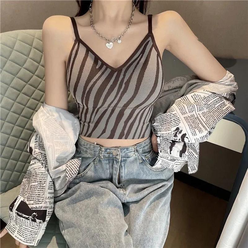 Zebra Pattern Wrap Chest Removable Latex Chest Pad Big U Beauty Back Underwear Tube Top Sports Vest Push Up Bra Top Lingerie Yoga Crop Tops for Women