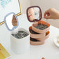Jewelry Box Portable Storage Organizer Earring Holder Zipper Women Jewelry Display Travel Case