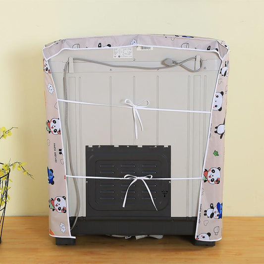 Household Double-barrel Washing Machine Cover Dustproof and Sunscreen Old-fashioned Semi-automatic Parallel Bars Cover Universal Dust Cover