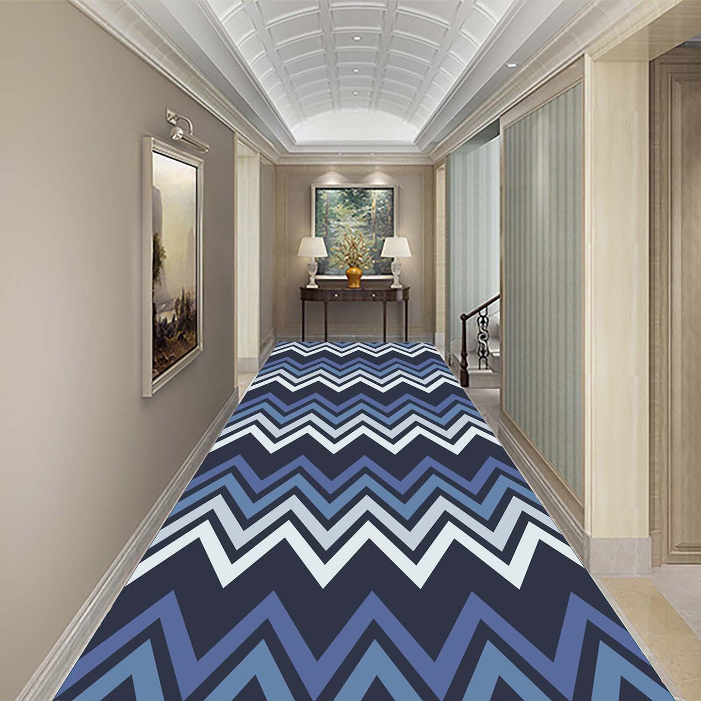 Summer Style Long Lobby Carpet Fresh Green Grass Pattern Stairway Hallway Home Corridor Carpet Aisle Party Wedding Red Area Rugs