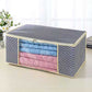 1PCS Storage Bag Non-woven Transparent Window Clothes Organizer Bag for Easy Folding Household Goods