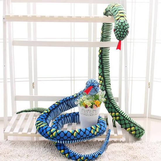High Simulation Python Model Toy Big Realistic Snake Halloween Tricky Creepy Prank Scary Snake Toys