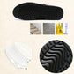 Winter Mom's Cotton Shoes Middle-aged Plus Velvet Warm Women's Boots Flat Non-slip Short Boots Large Size Leather Shoes