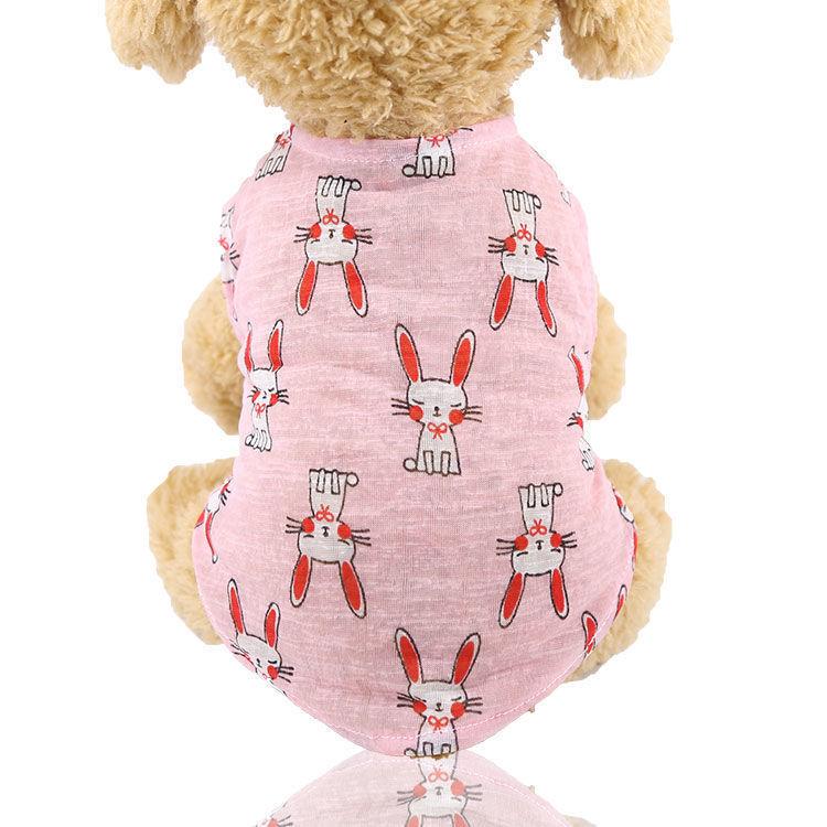 Spring and Summer Sunscreen Cool Pet Clothes Comfortable and Breathable Cat and Dog Clothes Small and Medium-sized Dog Vest