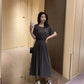 Women Lengthen Summer Light Long Sleeve Modal Cute Soft Casual Home Clothing Friends Party Dress
