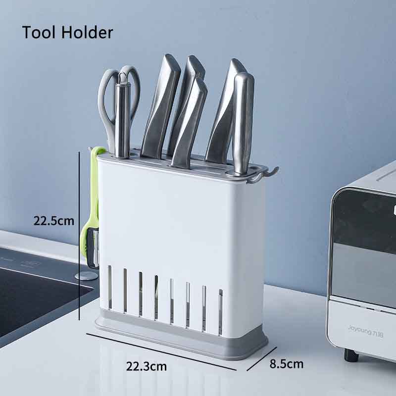 Kitchen Rack Countertop Knife Rack Supplies Storage Family Chopsticks Cage Knife One