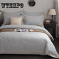 Comfortable Soft Cotton Quilt Set Bed Skirt Four-piece Lace Quilt Cover Solid Color Princess