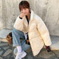 Padded Jacket Winter Coat Women Thick Cotton Coat Korean Style Loose Mid-length Cotton Coat Oversize Women's Trend
