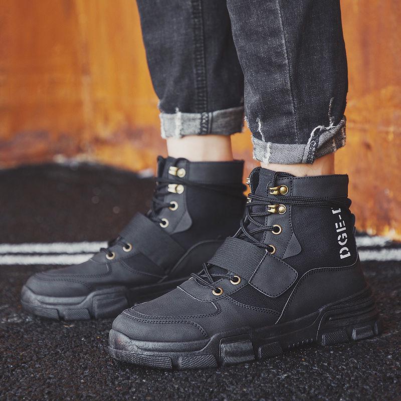 Men's Army Military Boots Casual Sneaker Autumn Winter Fashion Martin Boots Men's Shoes Desert Boots
