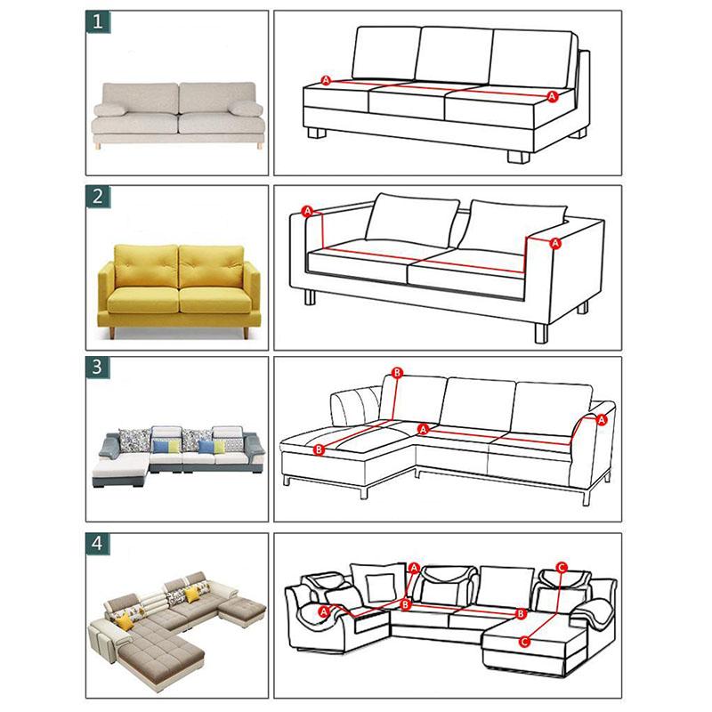 Elastic Sofa Cover Stretch Plaid Sofa Covers Living Room Fully-wrap Couch Chair Cover Anti-dust Furniture Protector