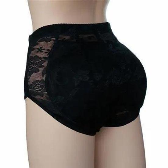 Women's Spring Summer Large Size Causal Briefs High Waist Solid Color Seamless Lace Hip Lift Panties