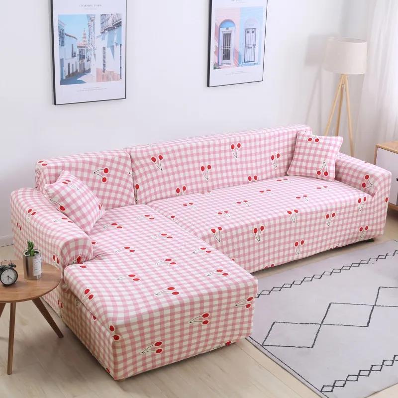 Optional 1/2/3/4 Seat Sofa Cover Geometric Printing Universal Stretch Sofa Cover All-inclusive Non-slip Sofa Cover Home Decoration Sofa Cover