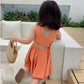 Children Dress Girls Summer Thin Dress Korean Princess Dress Open Back Waistless Sleeveless Dress Pleated A-line Skirt