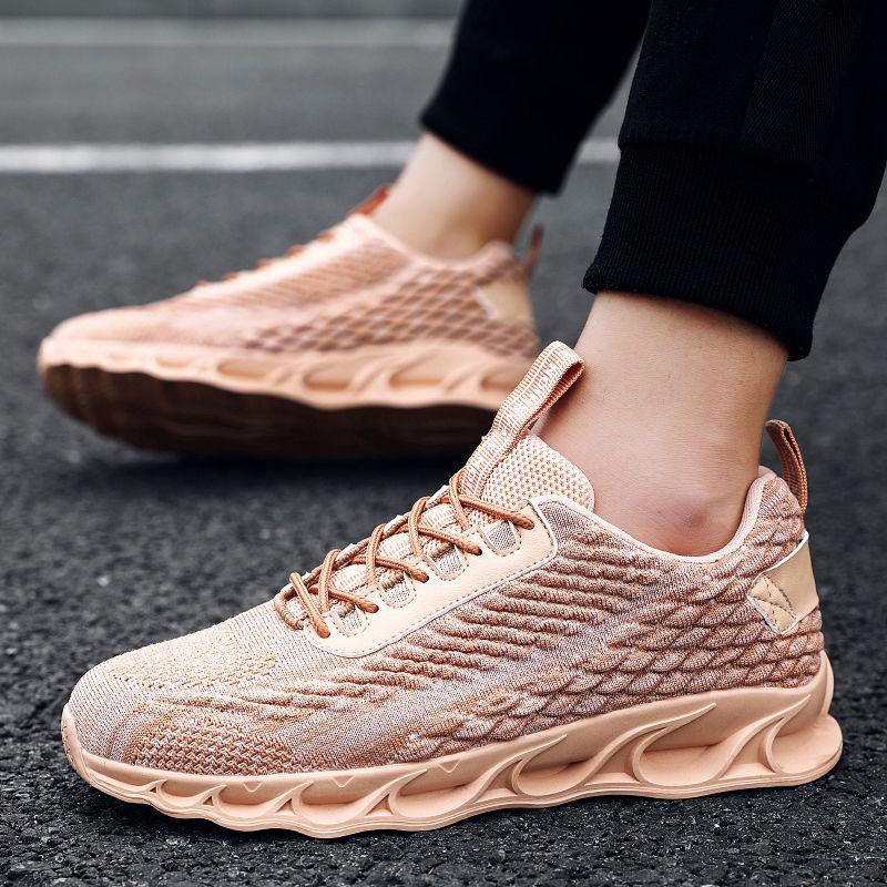 Running Shoes Blade Cushioning Sneakers for Men Breathable Outdoor Athletic Training Walking Sneaker