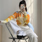 Autumn Women's Knitted Cardigan Fashion Casual Jacket Women's Long-sleeved Slim Cropped Top Sweater