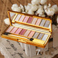 Eyeshadow Pencil Glitter Powder Waterproof Super 9 Grid Matte Pumpkin Earth Matte Eyeshadow  Palette