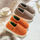 Cotton Slippers Women's Winter Bag with Indoor Couples Home Warmth Month Postpartum Household Plush Thick-soled Cotton Shoes