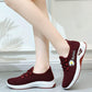 Spring Summer Single Shoes Non-slip Lightweight Soft-soled Cloth Shoes Women's Sports Casual Shoes Middle-aged