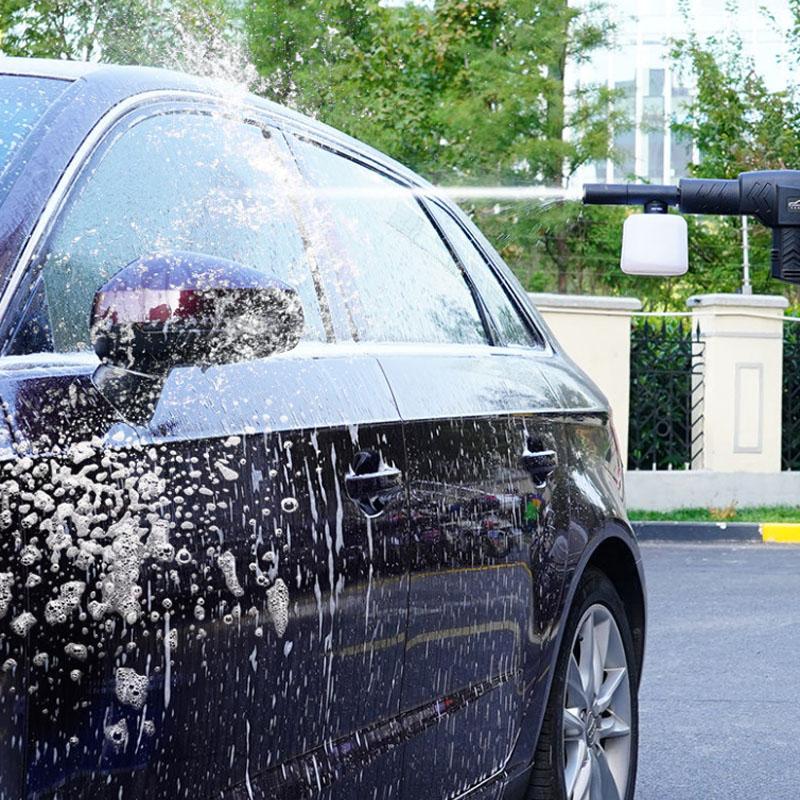 158VF Black General Garden Water Gun Sprinkler Wireless High Pressure Water Gun Portable Car Washer Cleaning Tool